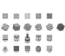 SLS Printing Model Kiub Rubik Kompleks Luar Biasa