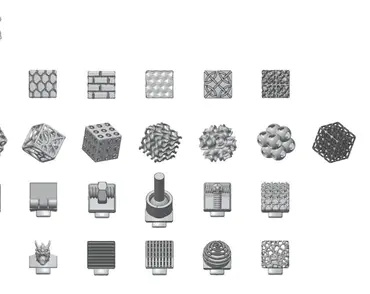 SLS Printing Extraordinariamente complejo Modelo de cubo de Rubik